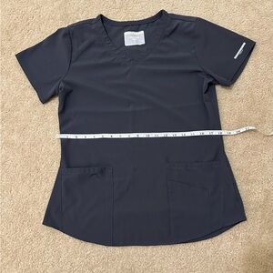 Skechers Women's Dark Grey Scrub Top